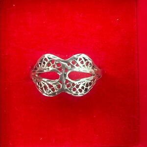 Intricate Sterling Silver Lace Ring